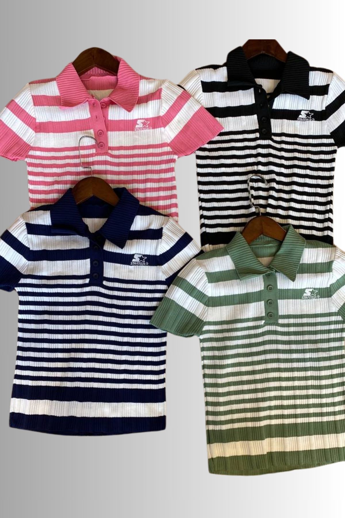 GoGoTrendy Kısa Kollu Triko Kazak 4 Renk